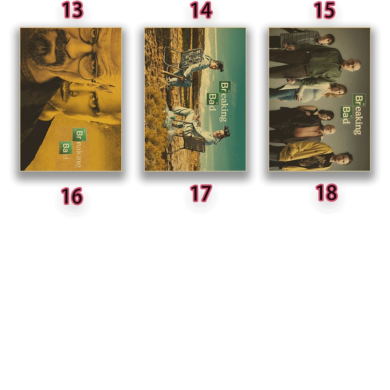 Poster Phim Breaking Bad Phong Cách Vintage