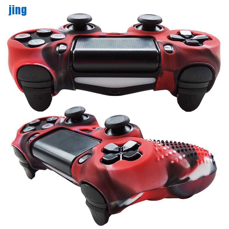 VN Ốp Silicon Họa Tiết Rằn Ri Cho Tay Cầm Chơi Game Playstation 4 Ps4