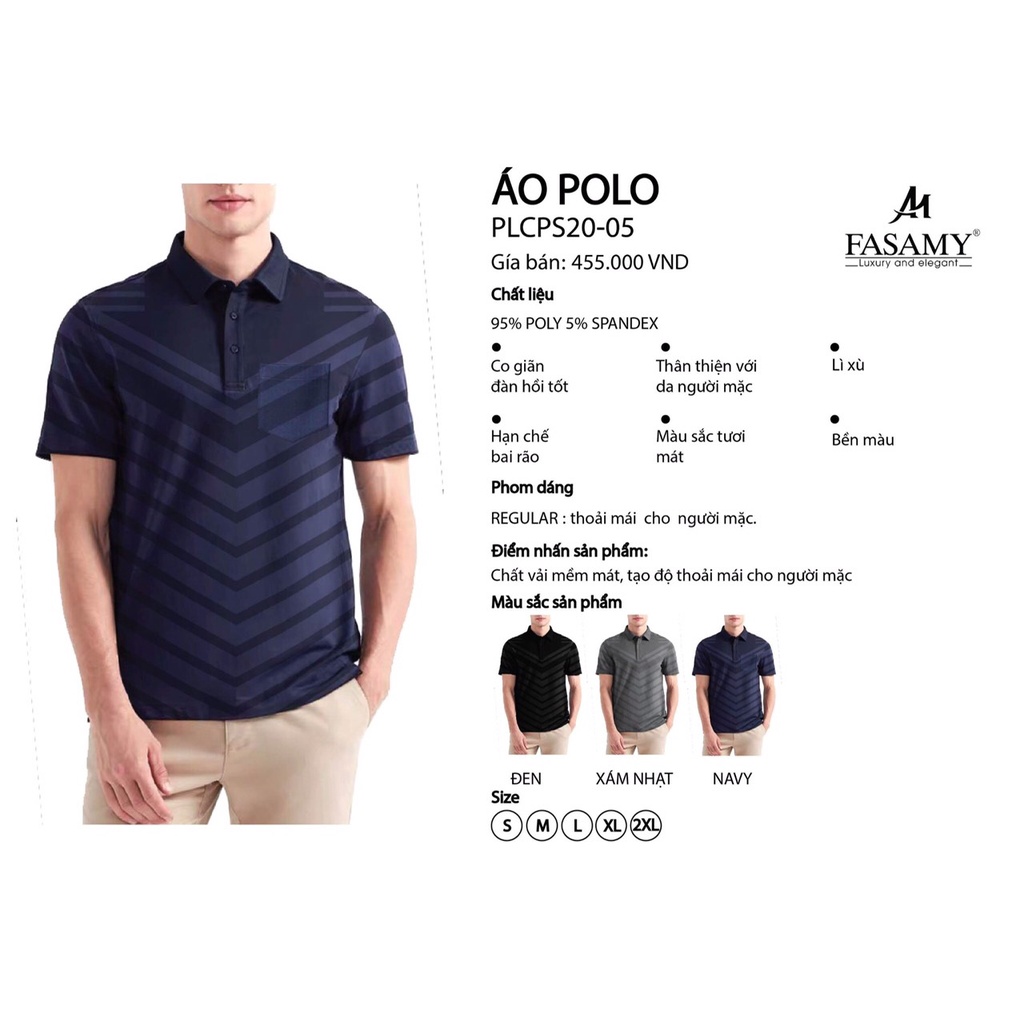 Áo Polo nam Fasamy 20-04