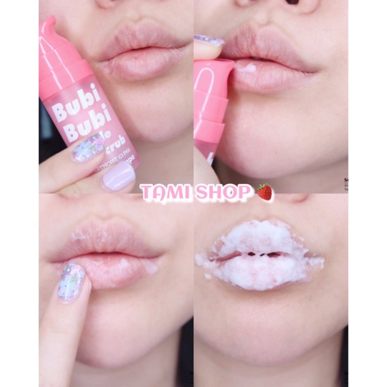 TẨY TẾ BÀO CHẾT MÔI SỦI BỌT BUBI BUBI BUBBLE LIP SCRUB