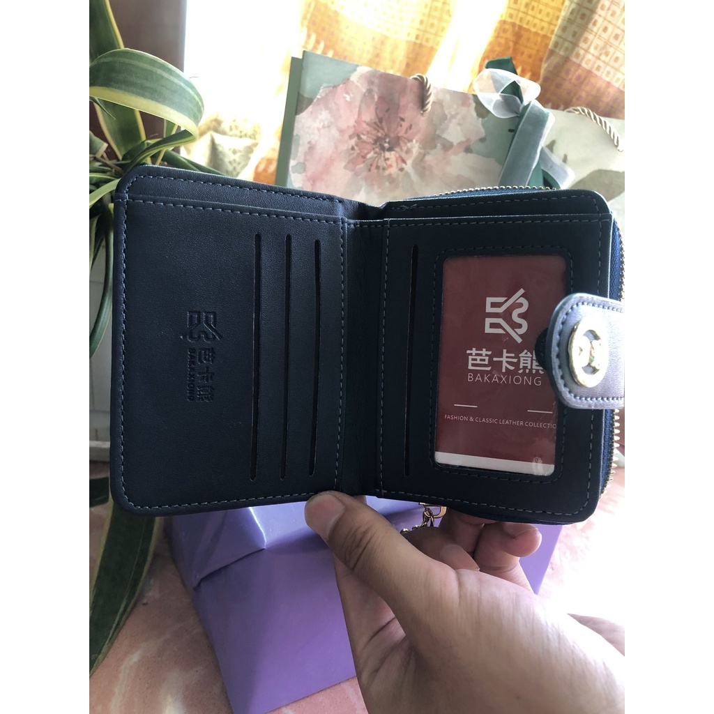 Ví Đựng Tiền Xu Đa Năng Có Khóa Kéo Thiết Kế Hình Chú Gấu Dễ Thương Dành Cho Nữ