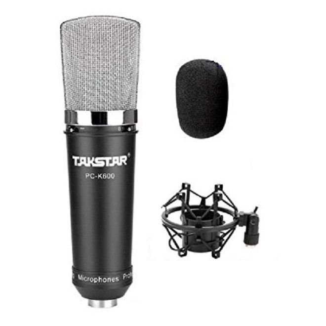 Bộ Mic Livestream Chính Hãng Đầy Đủ Sound Card Icon Upod Pro, Mic Takstar PC-K600 &amp; Phụ Kiện Cao Cấp Bảo Hành 1 Năm