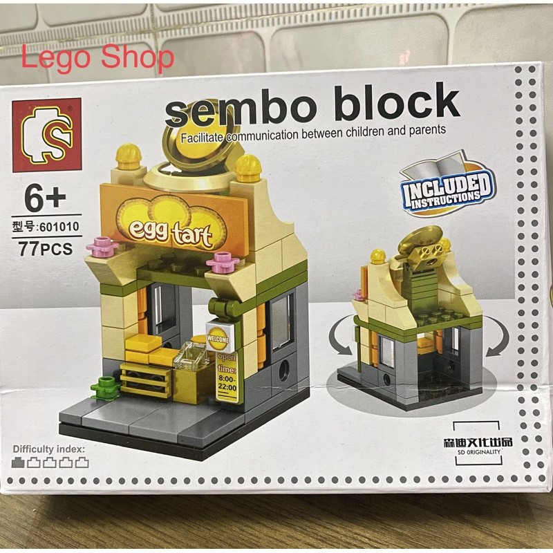 Bộ Lego cửa hàng bán bánh trứng