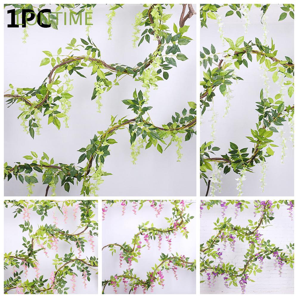 Dây hoa tử đằng giả dùng để trang trí nội thất tiện dụng