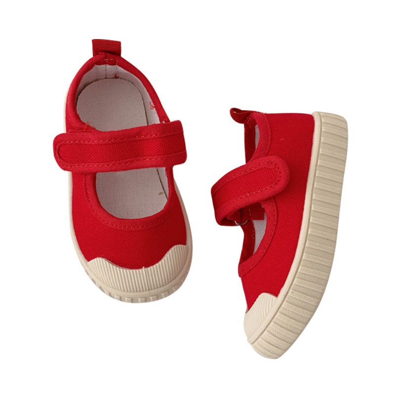 Giày thể thao canvas siêu nhẹ thoáng khí thời trang cho bé