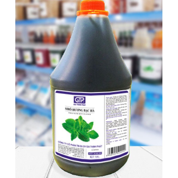 Syrup Bạc Hà GTP - 1,9 Lít [DUNG TÍCH LỚN] - 8938502544222 - Nguyên liệu pha chế trà sữa HIỆP PHÁT