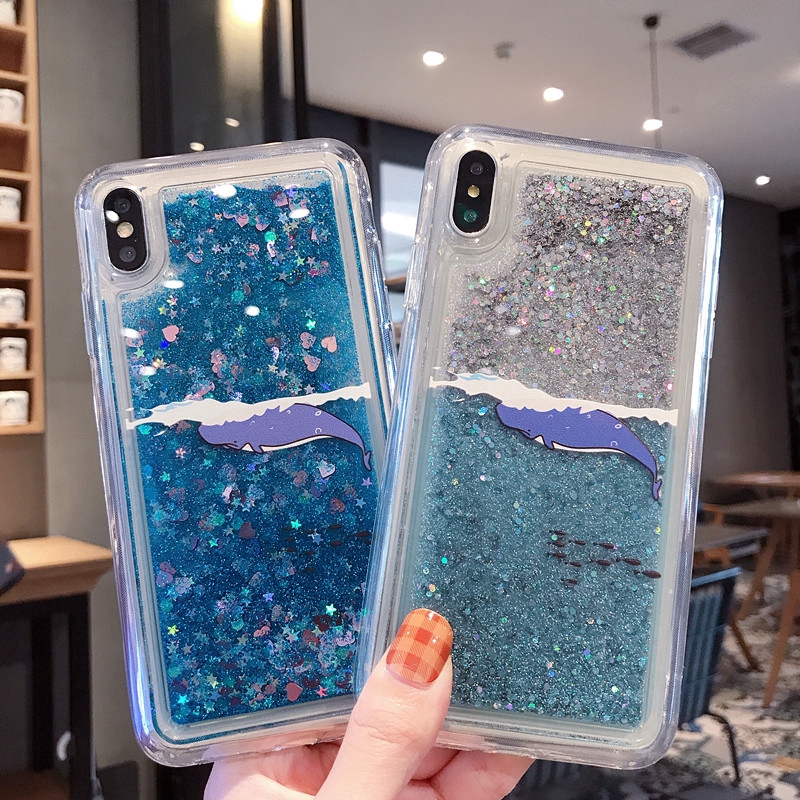 Ốp kim tuyến nước cho điện thoại OPPO Reno A7 A5S F11 R15 R17 F11 Pro F9 | BigBuy360 - bigbuy360.vn