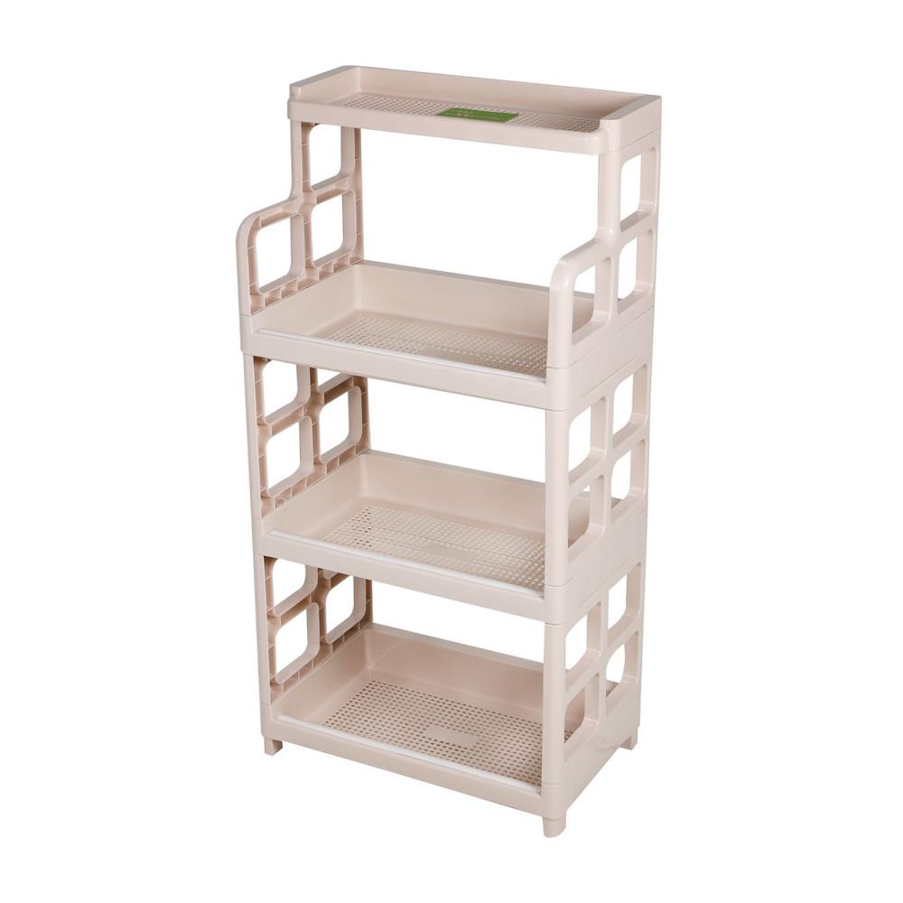 HomeBase Kệ nhựa 4 tầng Thái Lan R47x5xS30xC95.5cm màu kem