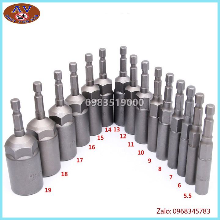 Chụp Bulong Chụp Bulong Bán Lẻ Size Từ 5.5mm - 19mm
