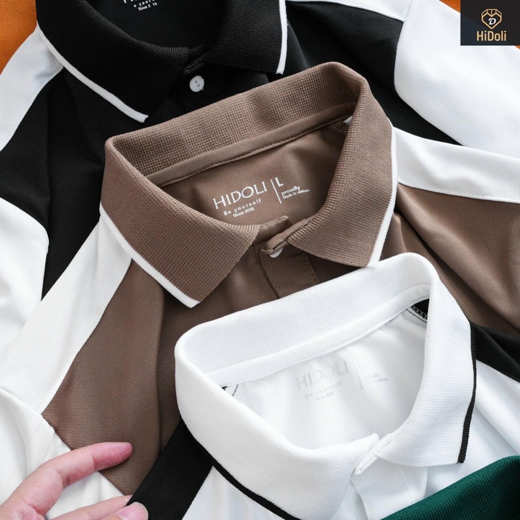 Áo polo nam [PL11] phối màu tay cổ bẻ cực sang