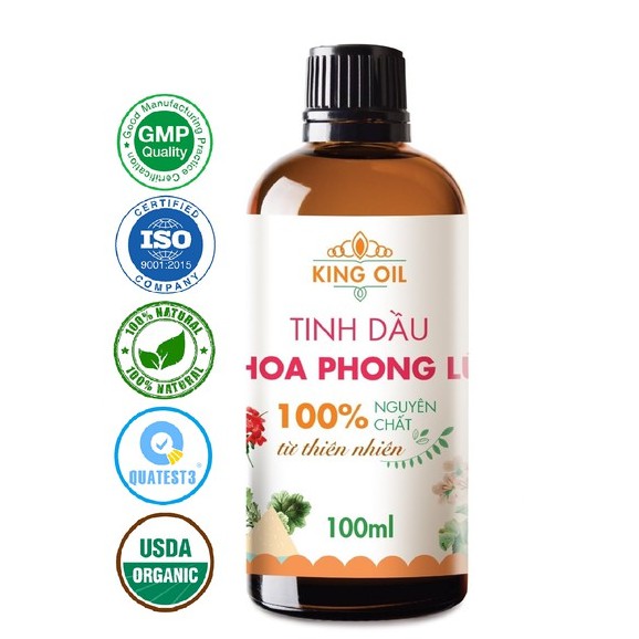 Tinh dầu hoa Phong Lữ nguyên chất từ thiên nhiên Organic - KingOil