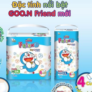 Combo 2b mẫu mới bỉm goon friend tã quần m54/ l46/xl40/xxl34/xxxl22