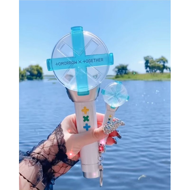 Chính hãng - Light stick Keyring TXT - Móc khóa TXT