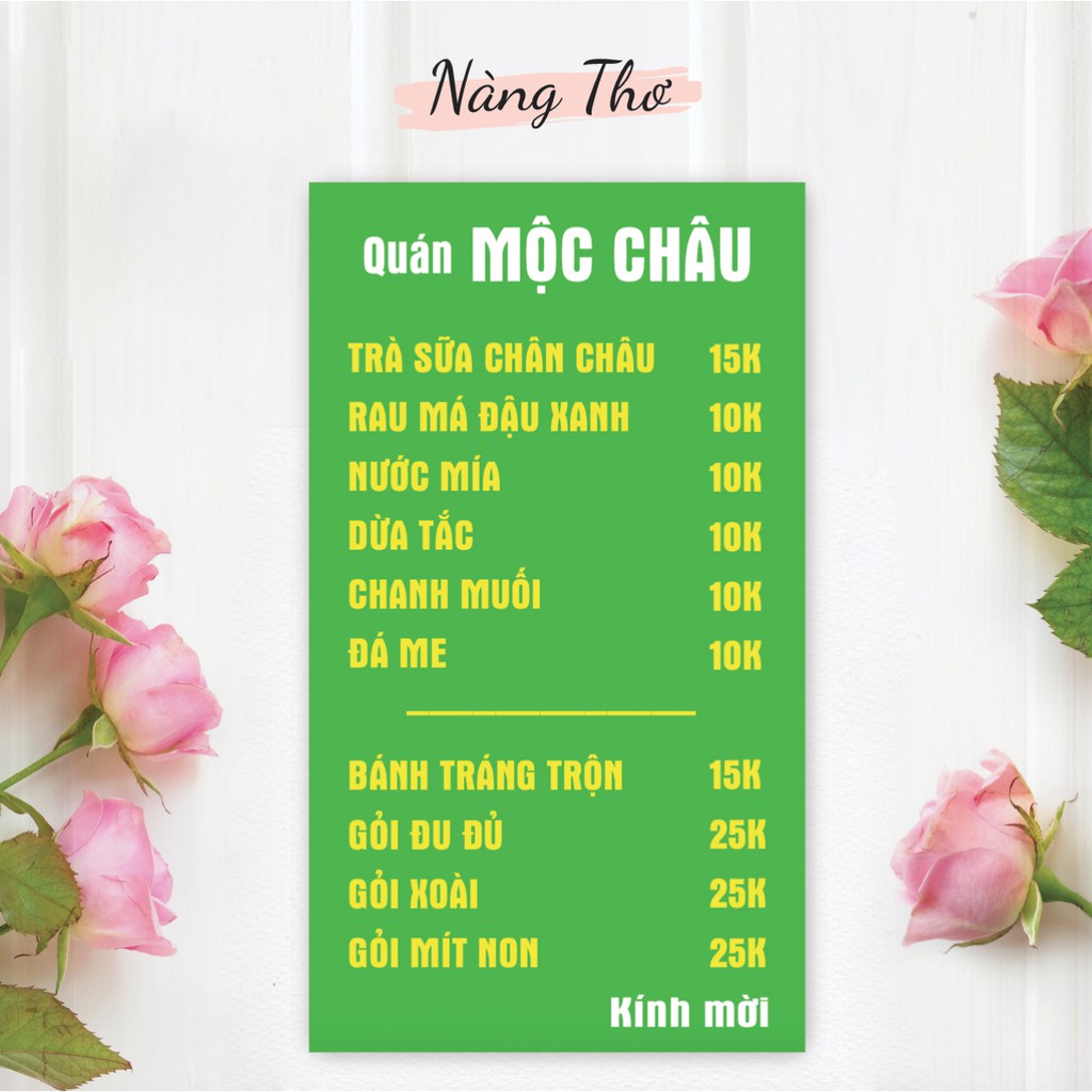 BẢNG HIỆU IN BẠT NGOÀI TRỜI NỘI DUNG THEO YÊU CẦU_NÀNG THƠ DECAL