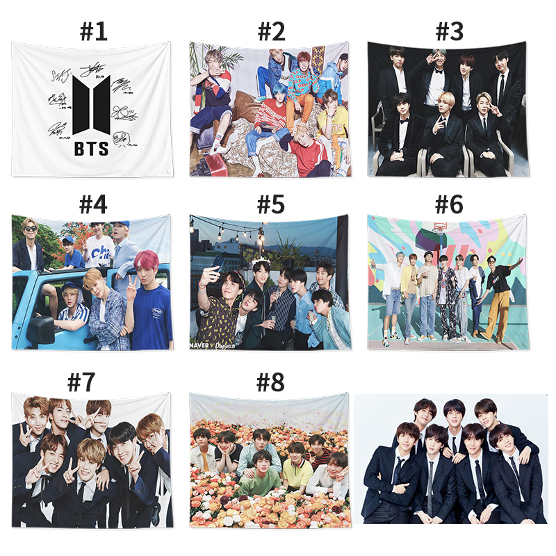 Tranh Vải Treo Tường Trang Trí In Hình Nhóm Nhạc BTS | BigBuy360 - bigbuy360.vn