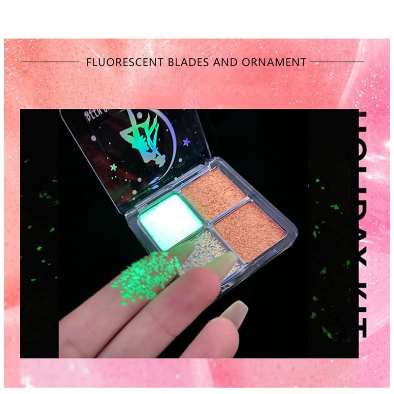 [Hàng mới về] Bảng Phấn Mắt Bốn Màu Ánh Ngọc Trai Lấp Lánh Không Thấm Nước Trang Điểm Xinh Xắn | BigBuy360 - bigbuy360.vn