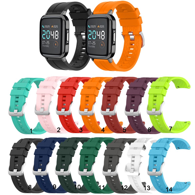 Dây đeo silicone mềm cho đồng hồ Xiaomi Haylou LS01