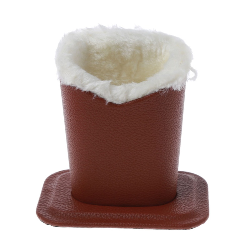 Giá Đỡ Mắt Kính Bằng Da PU Lót Lông Mềm Trang Trí Nội Thất