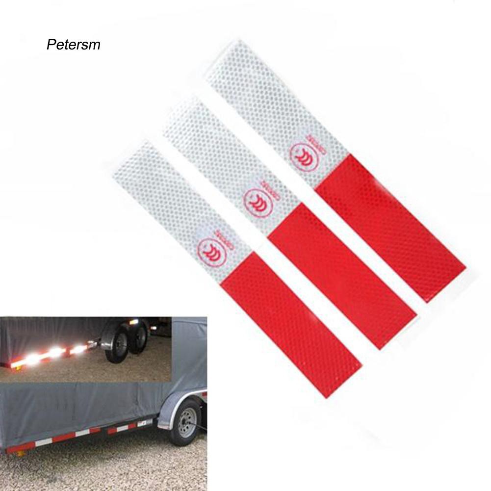 Set 10 dải dán phản quang cảnh báo an toàn cho xe tải