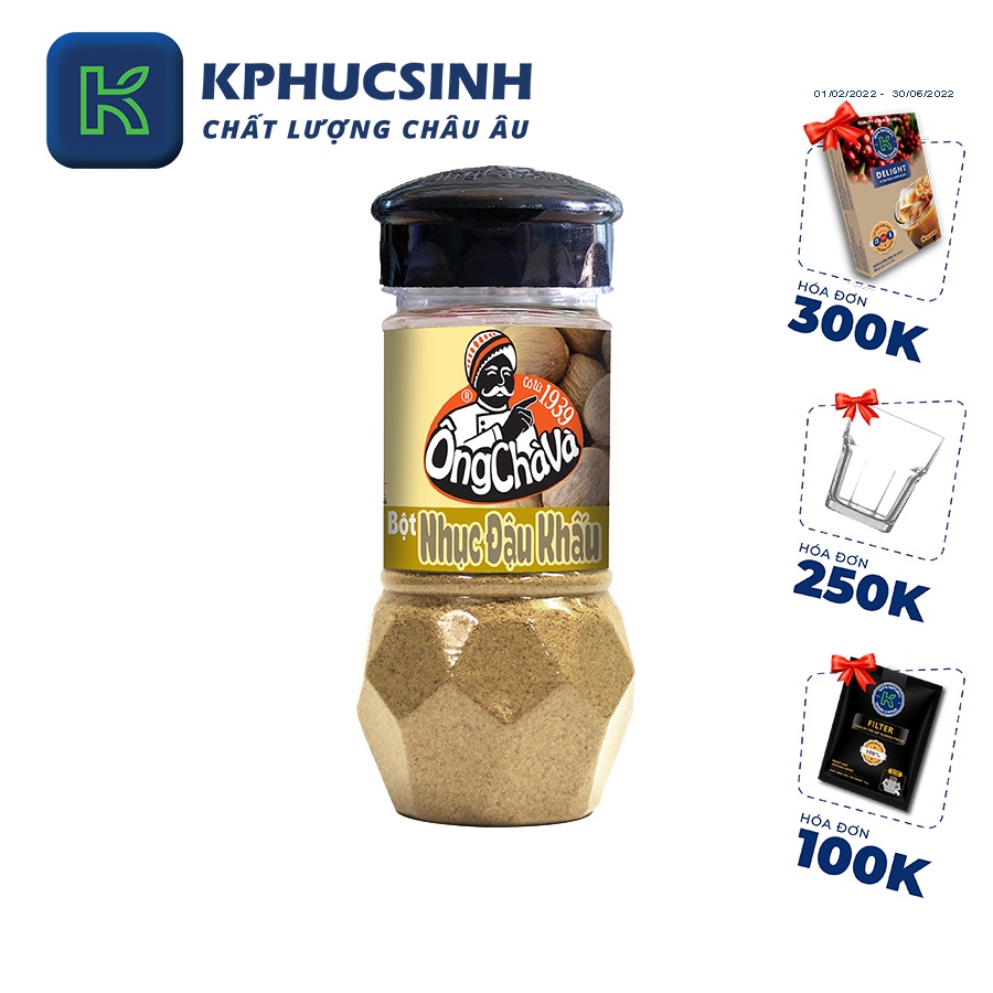 Bột nhục đậu khấu Ông Chà Và 35g KPHUCSINH - Hàng Chính Hãng