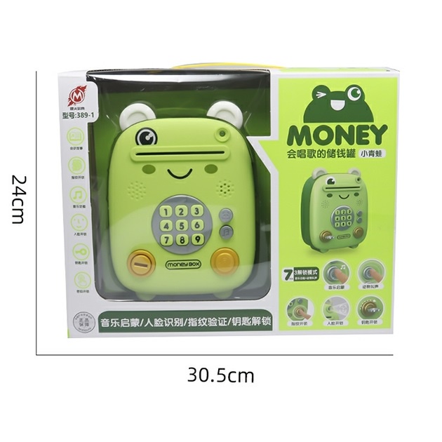 Két Sắt Mini Cho Bé Két Sắt Đựng Tiền Tiết Kiệm Có Nhạc Nhiều Màu Dễ Thương K1