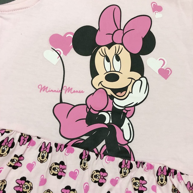 Váy minnie bé gái Disney dư xịn