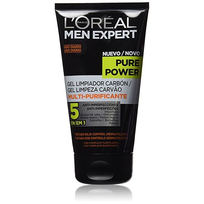 Sữa rửa mặt nam LOreal Men Expert pure power cleansing gel 150ml Ouibeaute