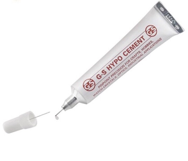 Keo Hypo Cement G-S dán kính đồng hồ