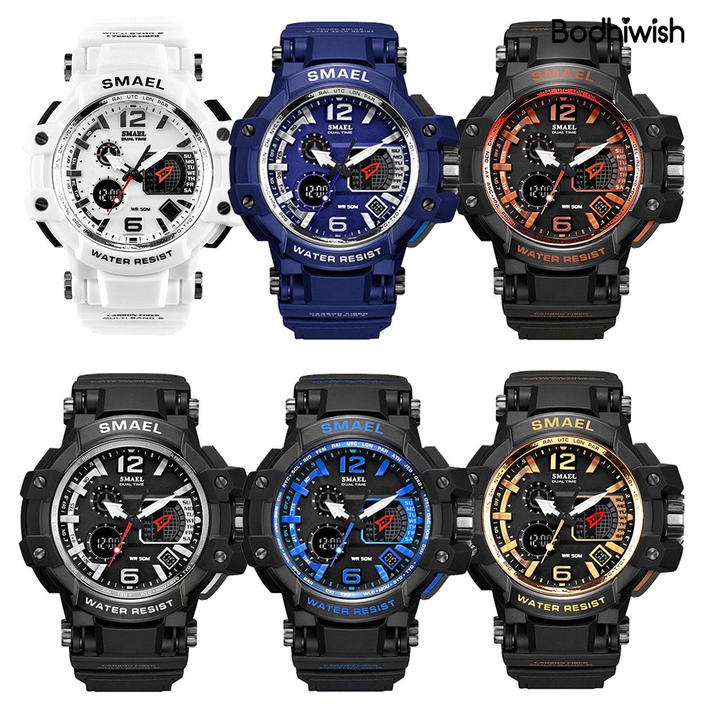 SMAEL Đồng Hồ Đeo Tay Chống Thấm Thời Trang Dành Cho Nam