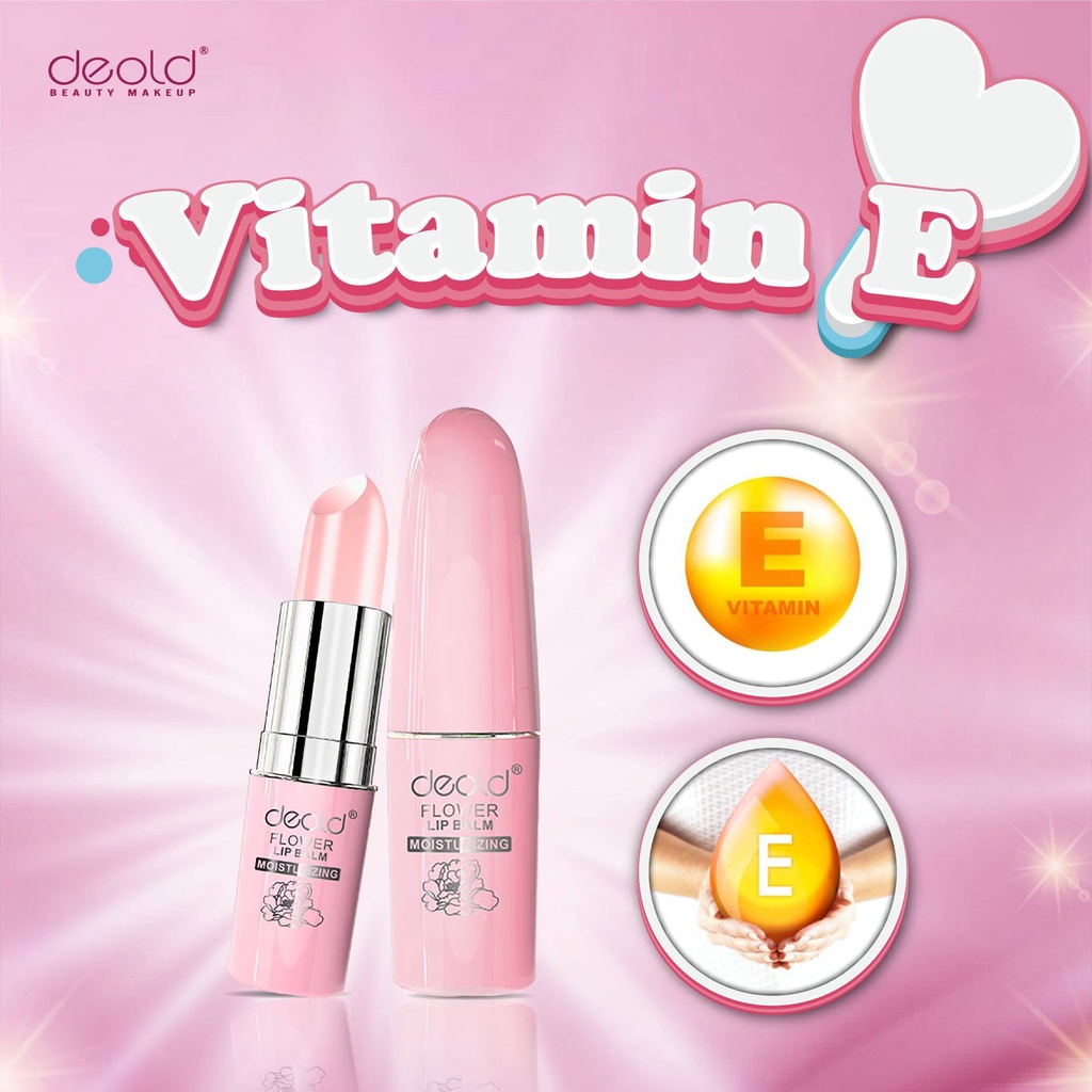 Son Dưỡng Chống Thâm Làm Hồng Môi Deold Natural Blossom Lip Balm 3.3g