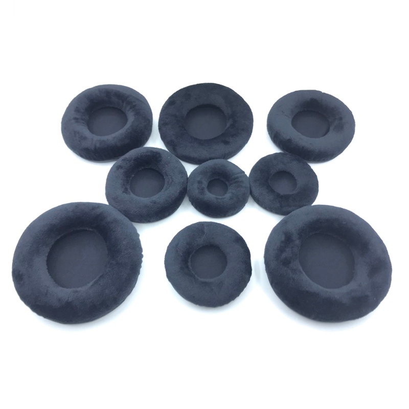 ✿ 2Pcs/1Pair Velvet Universal Headphone Cushions Replacement Ear Pads Cushion 70mm 90mm 60mm-110mm For All Earphone Headphones