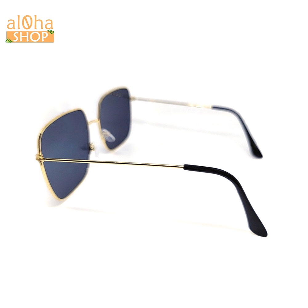 Kính mát thời trang chống nắng gọng sắt vuông K023 unisex nam nữ kính râm phong cách - al0ha Shop