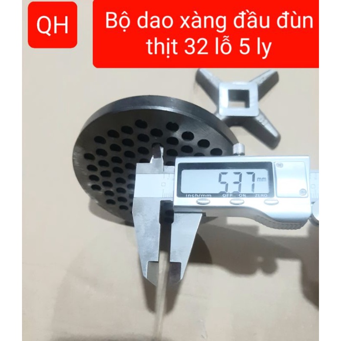 Bộ dao và xàng đầu đùn 32 - Đùn sương,thịt,cua,cá.