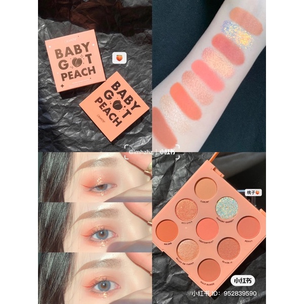 Bảng Phấn Mắt Colourpop Baby Got Peach