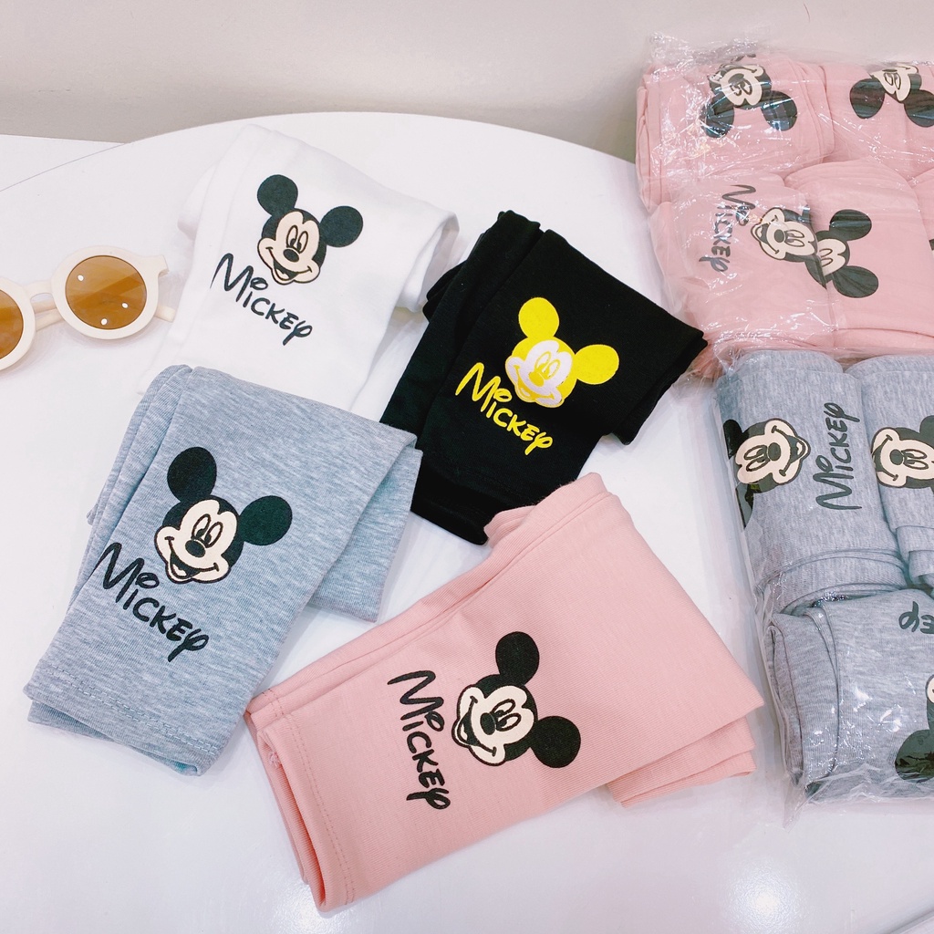 Quần legging Mickey chất cotton 4 màu cực đẹp cho bé Namkidshop (V478)