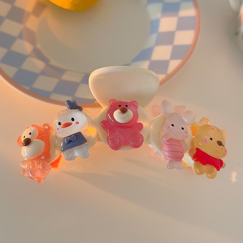 Kẹp Tóc Hình Cá Mập Bằng Nhựa Resin Dễ Thương Phong Cách Hàn Quốc Cho Nữ