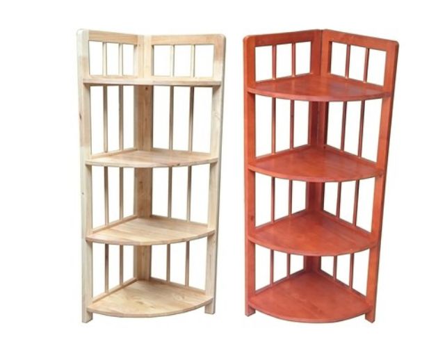 Kệ góc cao su 4 tầng 120x38 cm