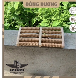 Bàn lăn chân gỗ massage chân