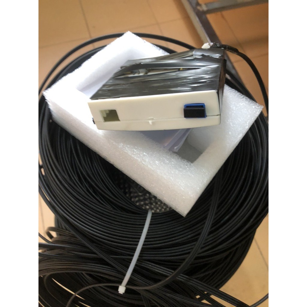 150 mét cáp quang chuẩn 1fo bọc chặt  hàn nối sẵn 2 đầu vào ODF 2 SC- 150m
