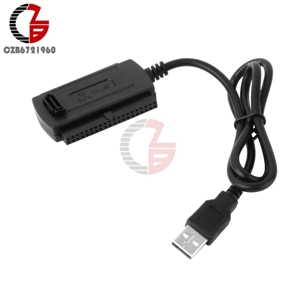 SATA/PATA/IDE Drive to USB 2.0 Adapter Converter Cable for 2.5/3.5 Hard Drive