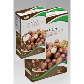 Hạt mắc ca Úc nứt vỏ Mfoods hộp giấy 500g