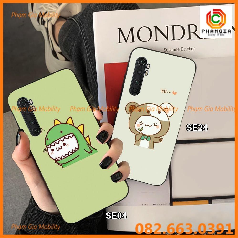 ỐP LƯNG XIAOMI MI NOTE 10 PRO - MI NOTE 10 LITE SILICON IN HÌNH ĐÁNG YÊU(P3)