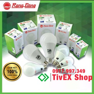 Bóng Đèn LED Rạng Đông bulb tròn sáng trắng các loại 3W-30W