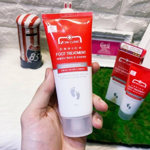 KEM ngừa NỨT GÓT CHÂN 3W CLINIC FOOT TREATMENT 100ML NHẬP KHẨU CHÍNH HÃNG