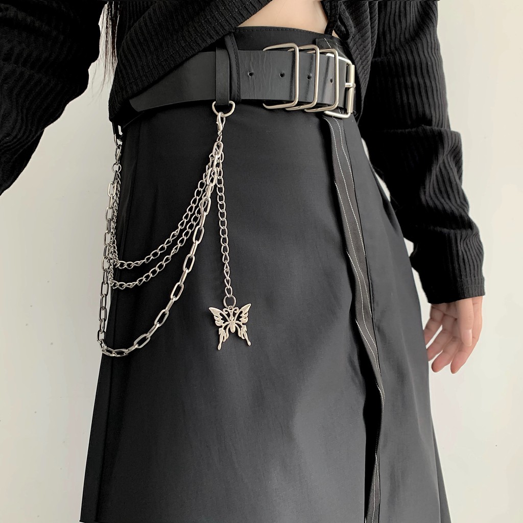 CHÂN VÁY DÀI VẠT so le tặng kèm thắt lưng UNISEX - kết hợp với CROPTOP , ÁO PHÔNG hay SƠ MI đều đẹp | BigBuy360 - bigbuy360.vn