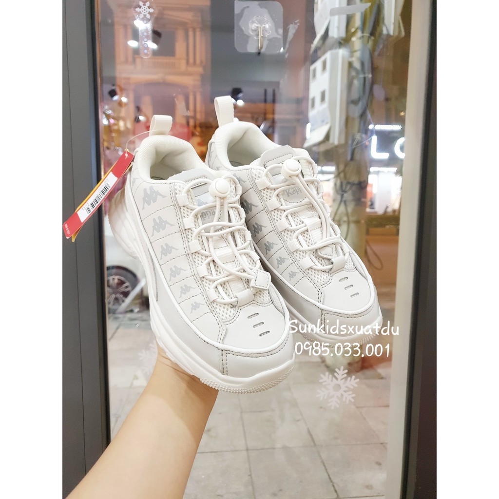 Sneaker siêu nhẹ trắng đan dây