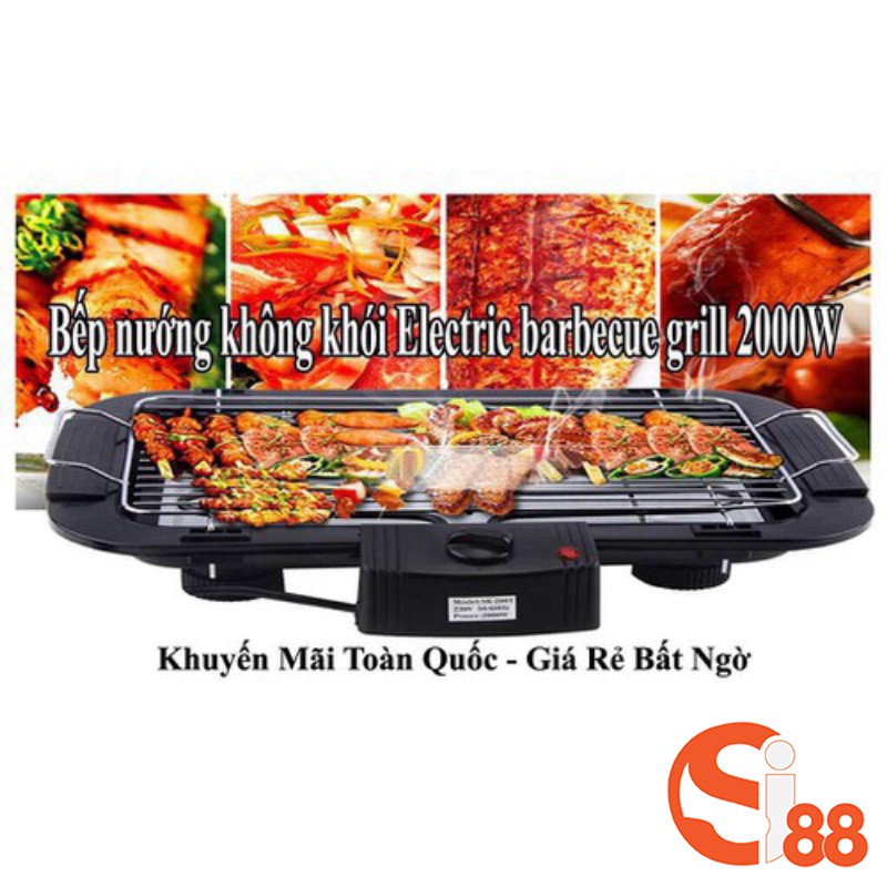 Bếp Nướng Điện Không Khói Electric Barbercue Grill Công Suất 2000W GD257