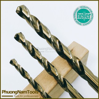 Bộ 3 Mũi khoan inox HELLER - 4,6,8mm Siêu cứng , siêu bền – Made in Germany.