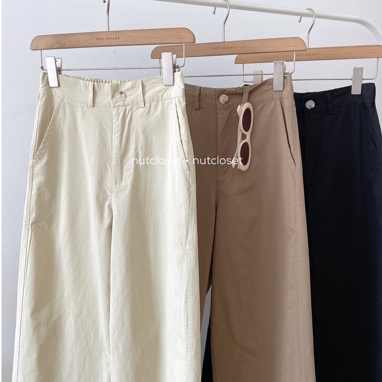 Quần khakhi mỏng cạp chun dáng suông 606_Q0205