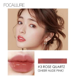 [sẵn hàng] Son Môi FOCALLURE Lấp Lánh Sáng Bóng Có 10 Màu Tùy Chọn 3g